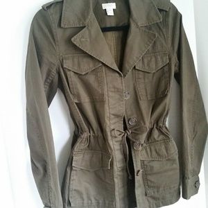 J. Crew forest green Jacket (Runs large)
